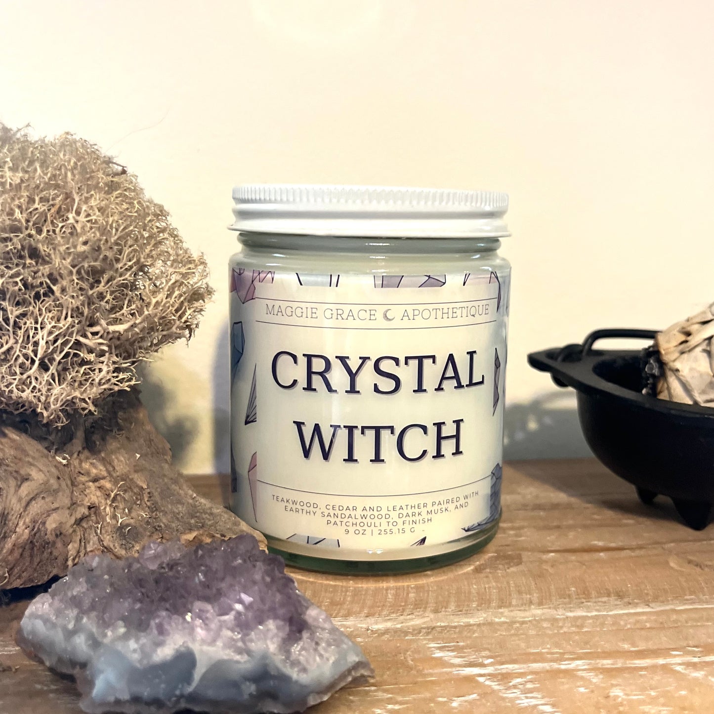 Crystal Witch Candle