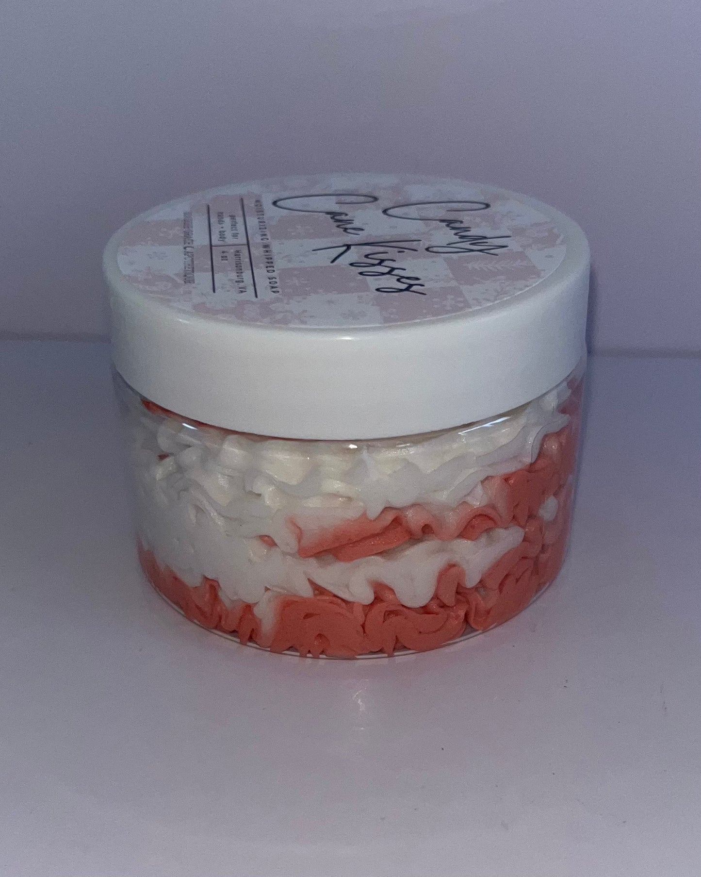 Candy Cane Whipped Soap